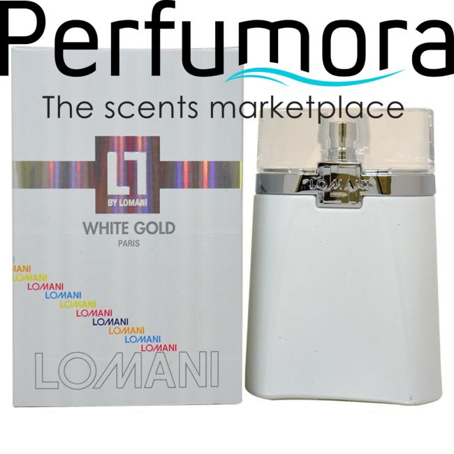 WHITE GOLD BY LOMANI FOR MEN -  Eau De Toilette SPRAY