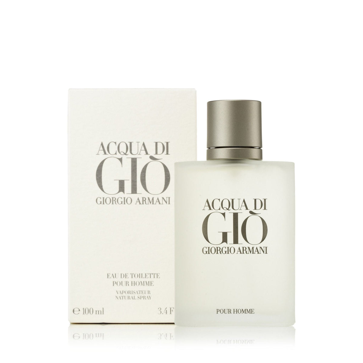 Giorgio Armani Acqua Di Gio Eau de Toilette Mens Spray 3.4 oz. with box and bottle
