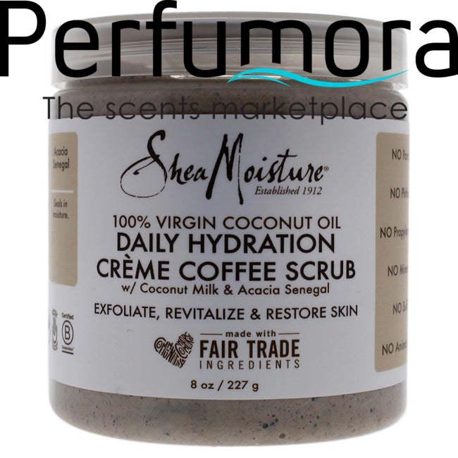 100 Percent Virgin Coconut Oil Daily Hydration Creme Coffee Scrub by Shea Moisture for Unisex - 8 oz Scrub Perfumora