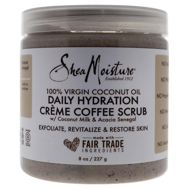 100 Percent Virgin Coconut Oil Daily Hydration Creme Coffee Scrub by Shea Moisture for Unisex - 8 oz Scrub Perfumora