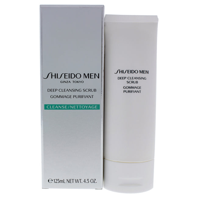 Men Deep Cleansing Scrub by Shiseido for Men - 4.2 oz Cleanser