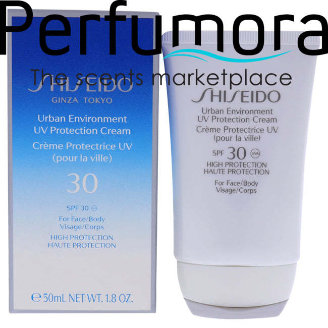 Urban Environment UV Protection Cream SPF 30 (For Face & Body) by Shiseido for Unisex - 1.8 oz Cream