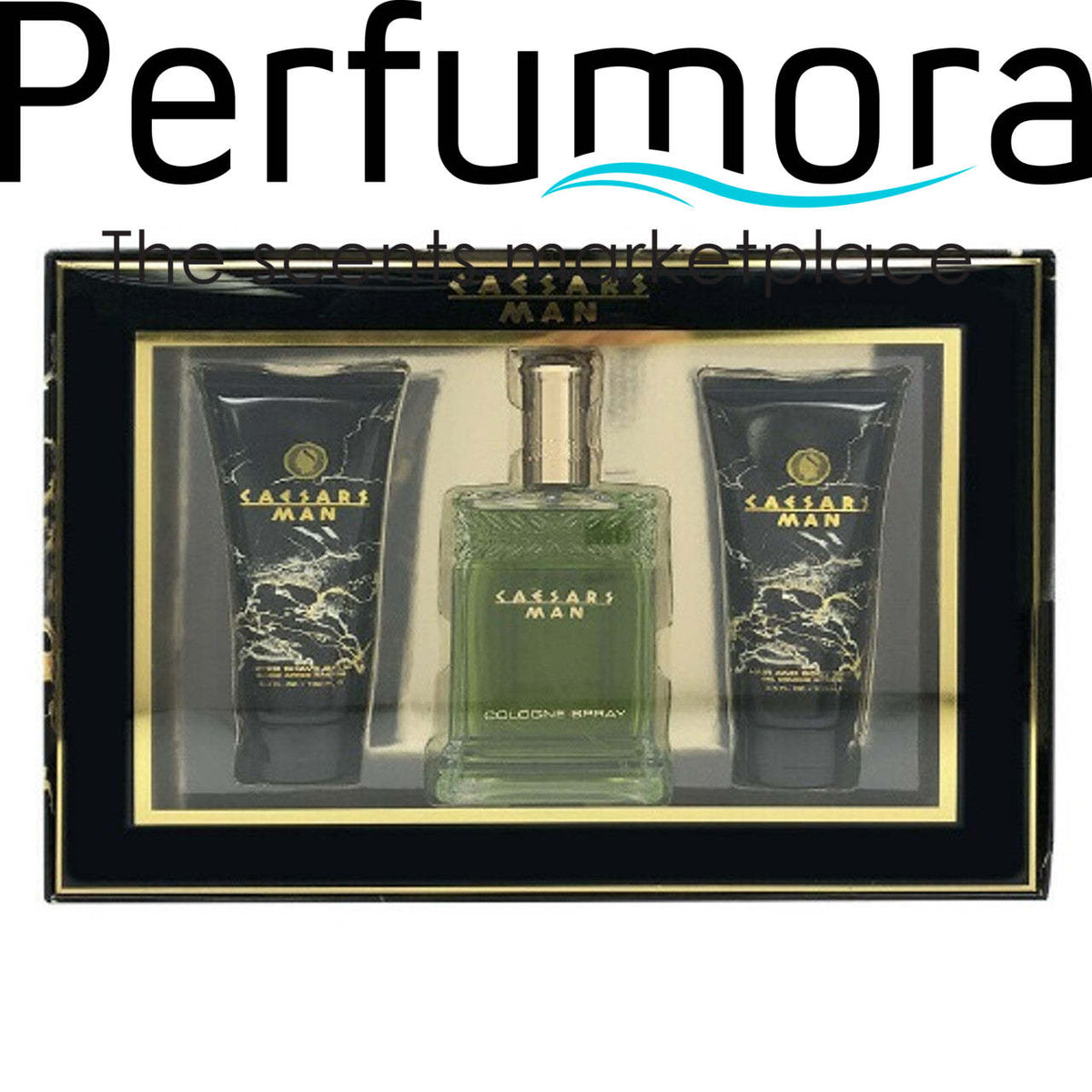 Man Set Cologne, After Shave and Body Wash for Men by Caesar's