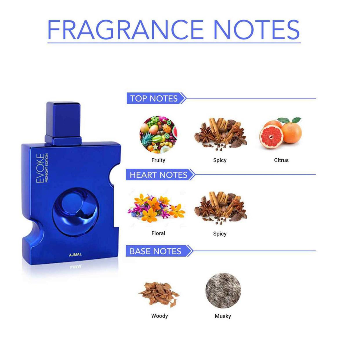 Ajmal Evoke Midnight Edition EDP Spray For Men