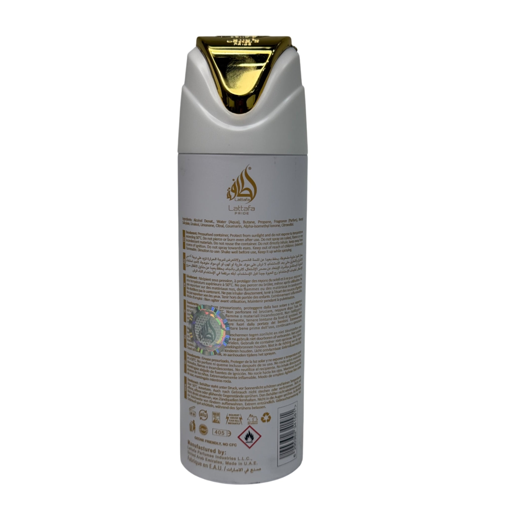 LATTAFA Pride Tharwah Gold Body Spray for Women