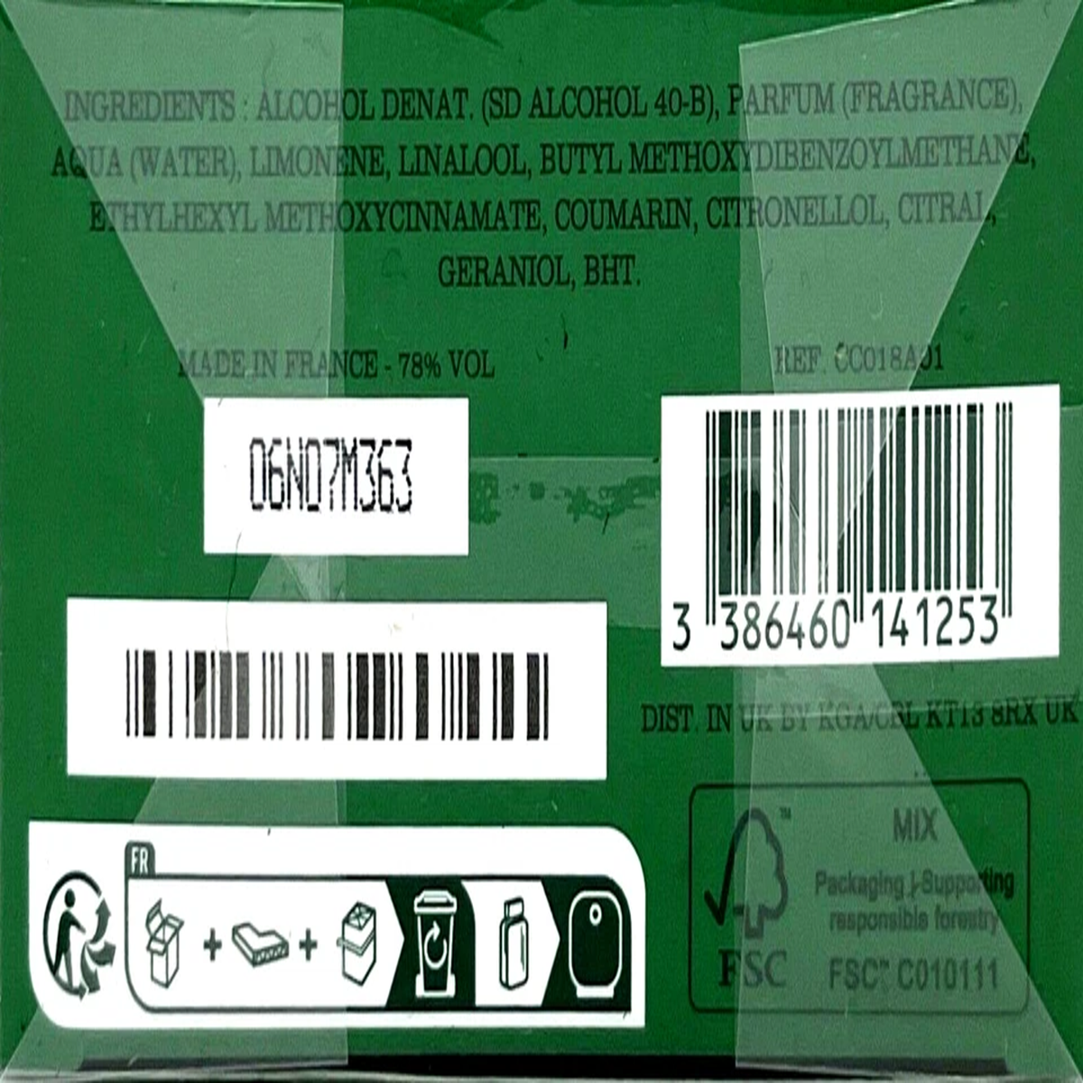 Coach Man Green EDT Spray For Men