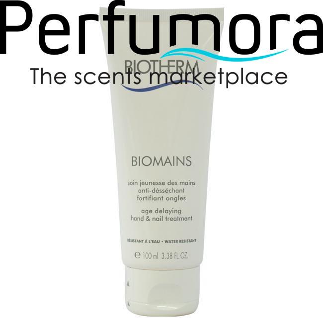 Biomains Age Delaying Hand and Nail Treatment by Biotherm for Unisex - 3.3 oz Hand and Nail Care