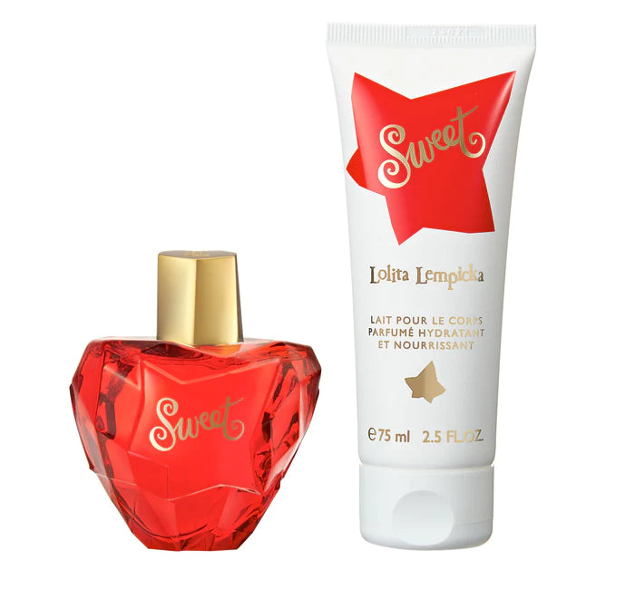 LOLITA LEMPICKA Lolita Sweet EDP 2 pc Set 50ml + Body Lotion 75ml For Women - Perfumora