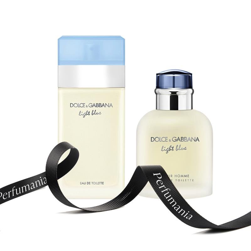 Bundle Deal His & Hers: Light Blue by Dolce & Gabbana for Men and Women