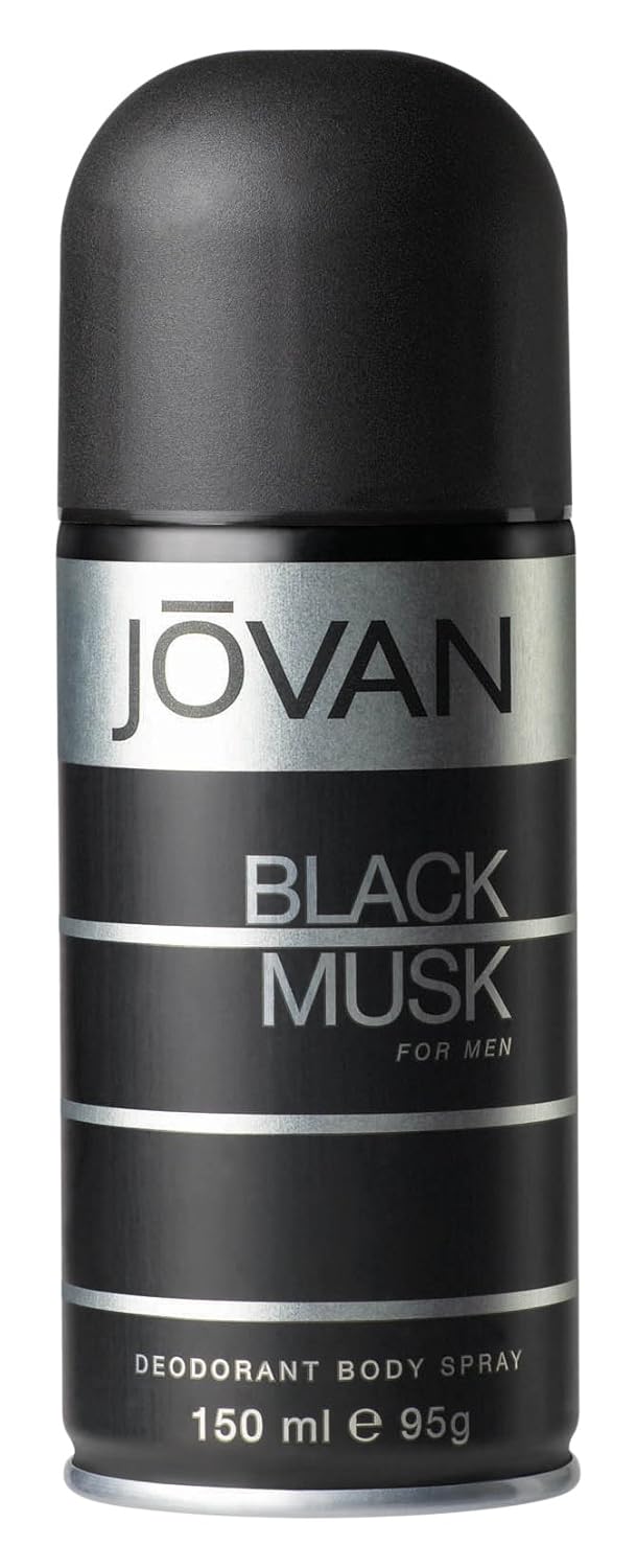 JOVAN BLACK MUSK DEO Spray For MEN