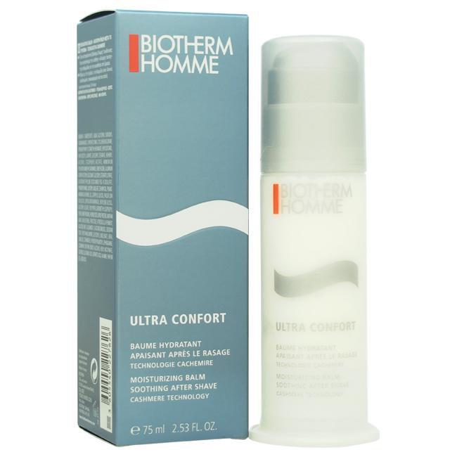 Homme Ultra Confort Soothing After Shave Moisturizing Balm by Biotherm for Unisex - 2.53 oz Shave Ca