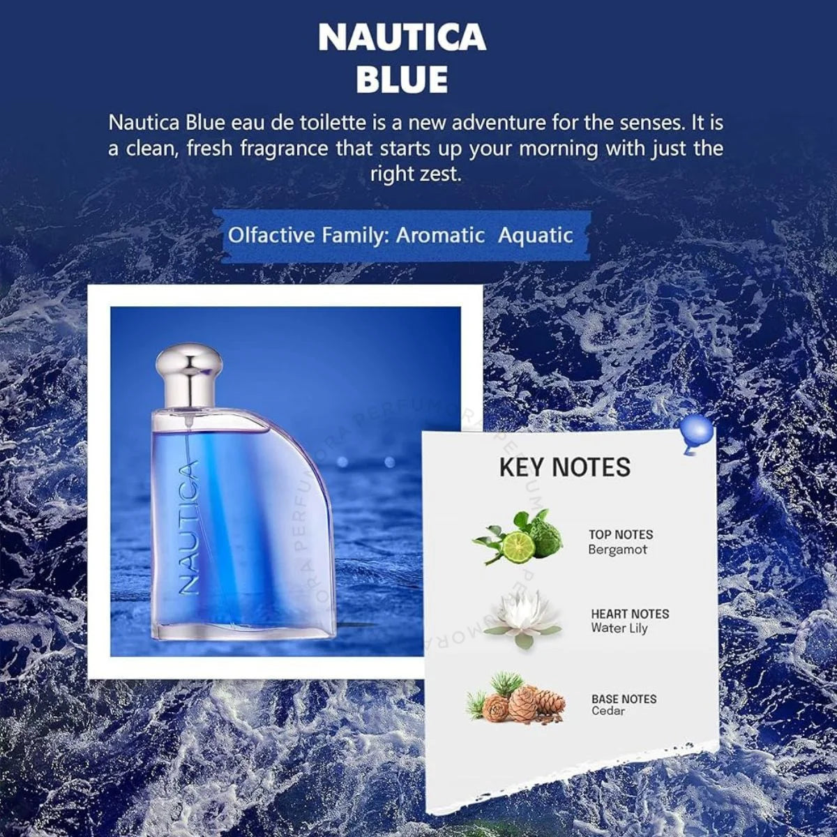 NAUTICA Blue EDT Spray 3.4 oz For Men