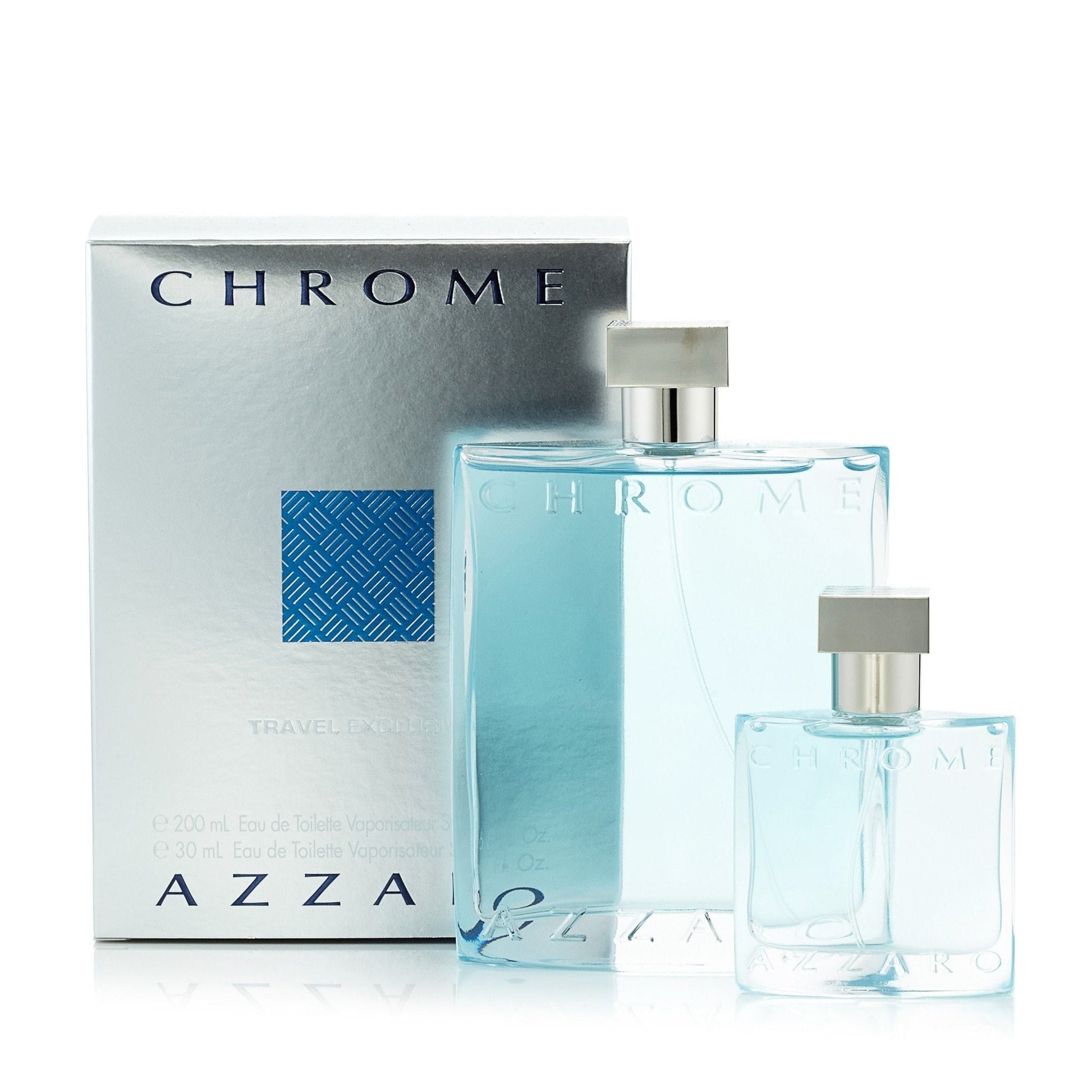 Chrome Set for Men by Azzaro 6.7 oz.