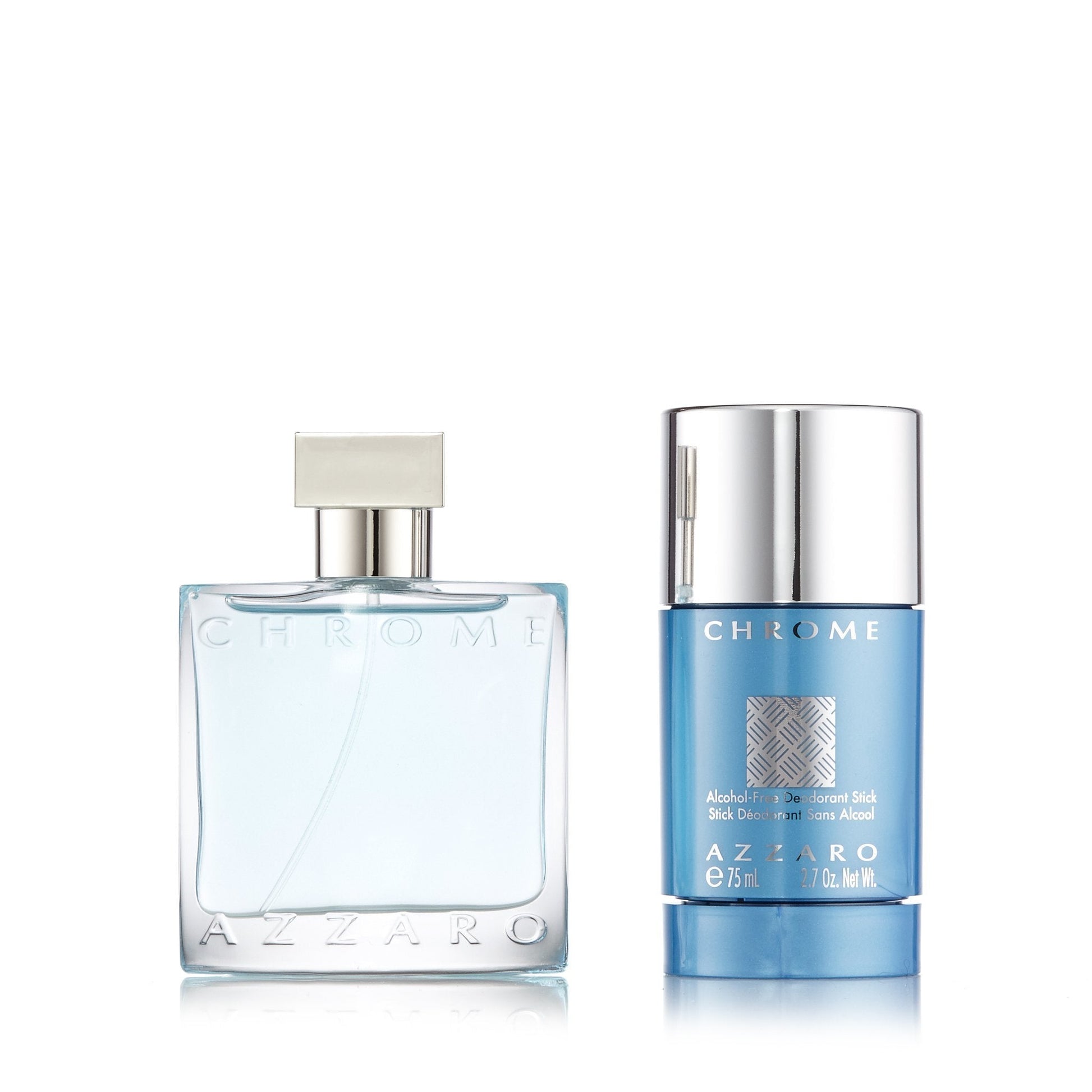 Chrome Gift Set Eau de Toilette and Deodorant for Men by Azzaro 1.7 oz.