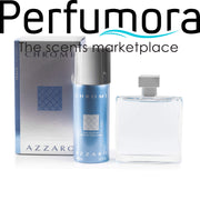 Chrome Eau de Toilette and Deodorant Gift Set for Men by Azzaro 3.4 oz.