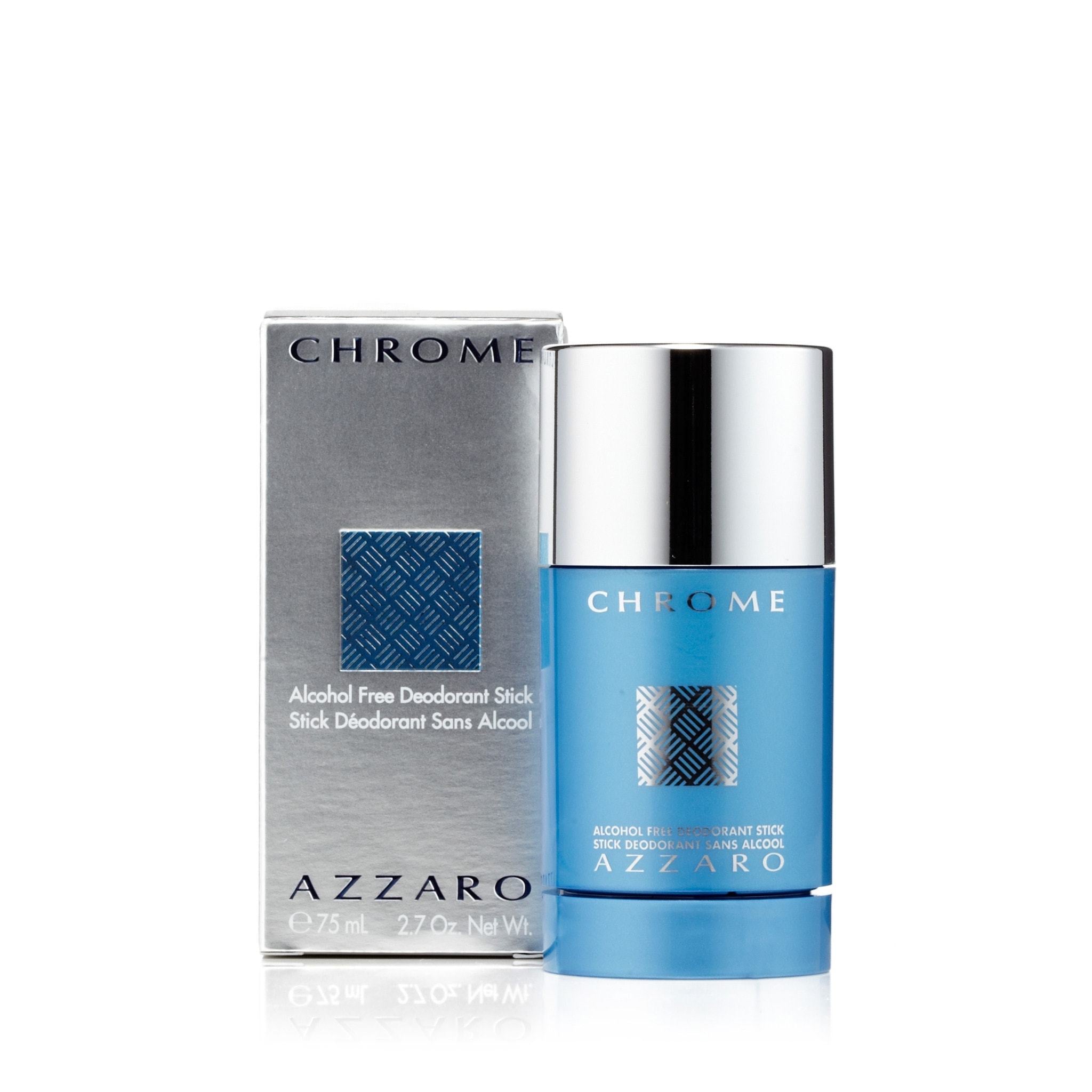Azzaro Chrome Deodorant for Men 2.75 oz.