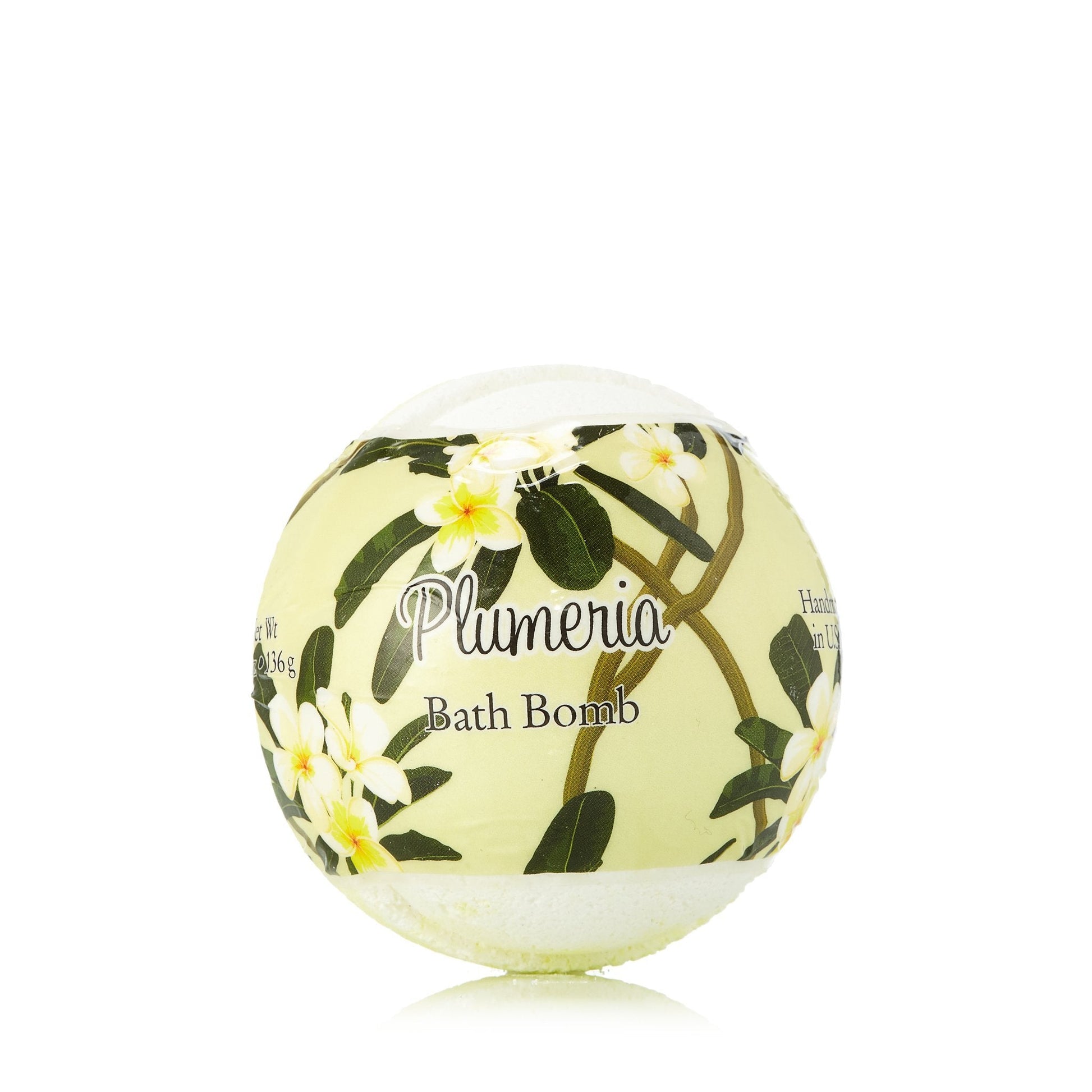 Plumeria Hand Made Bath Bomb by Primal Elements 4.8 oz.