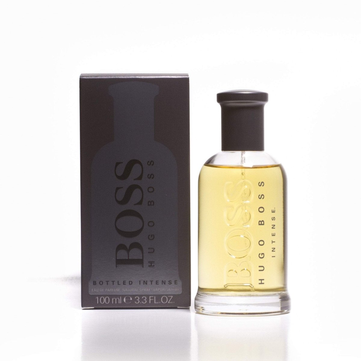 Bottled Intense Eau de Toilette Spray for Men by Hugo Boss 3.3 oz.