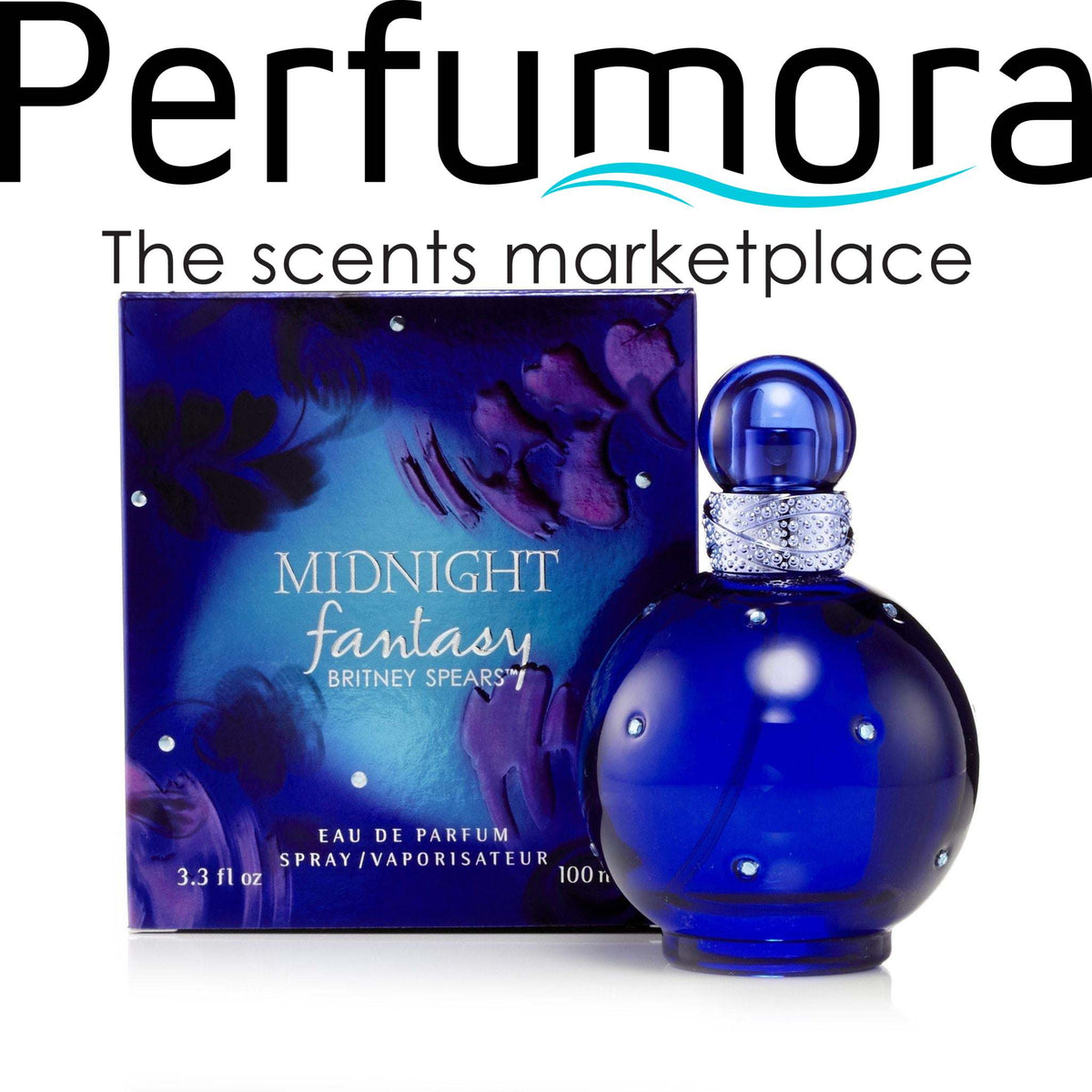 Britney Spears Midnight Fantasy Eau de Parfum Womens Spray 3.4 oz. 