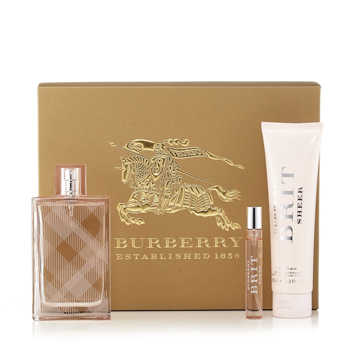 Brit Sheer Gift Set for Women by Burberry 3.3 oz