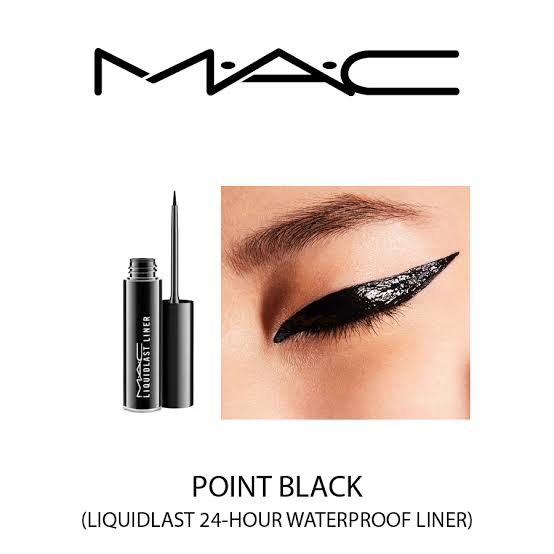 MAC Ladies Liquidlast 24 Hour Waterproof Liner Liquid Point Black Eyeliner For Women