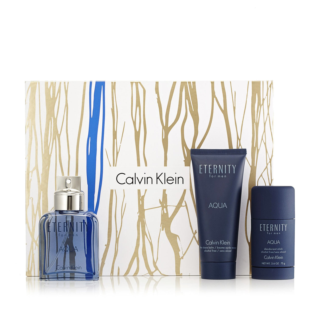 Eternity Aqua Gift Set for Men by Calvin Klein 3.4 oz.