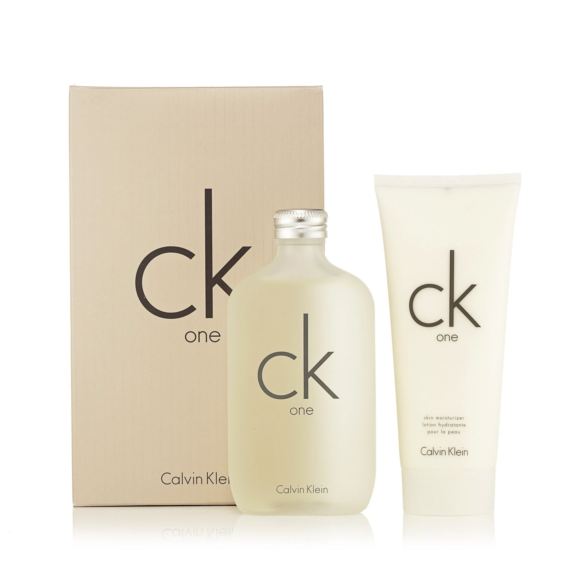 CK One Gift Set EDT and Skin Moisturizer for Women and Men by Calvin Klein 6.7 oz.