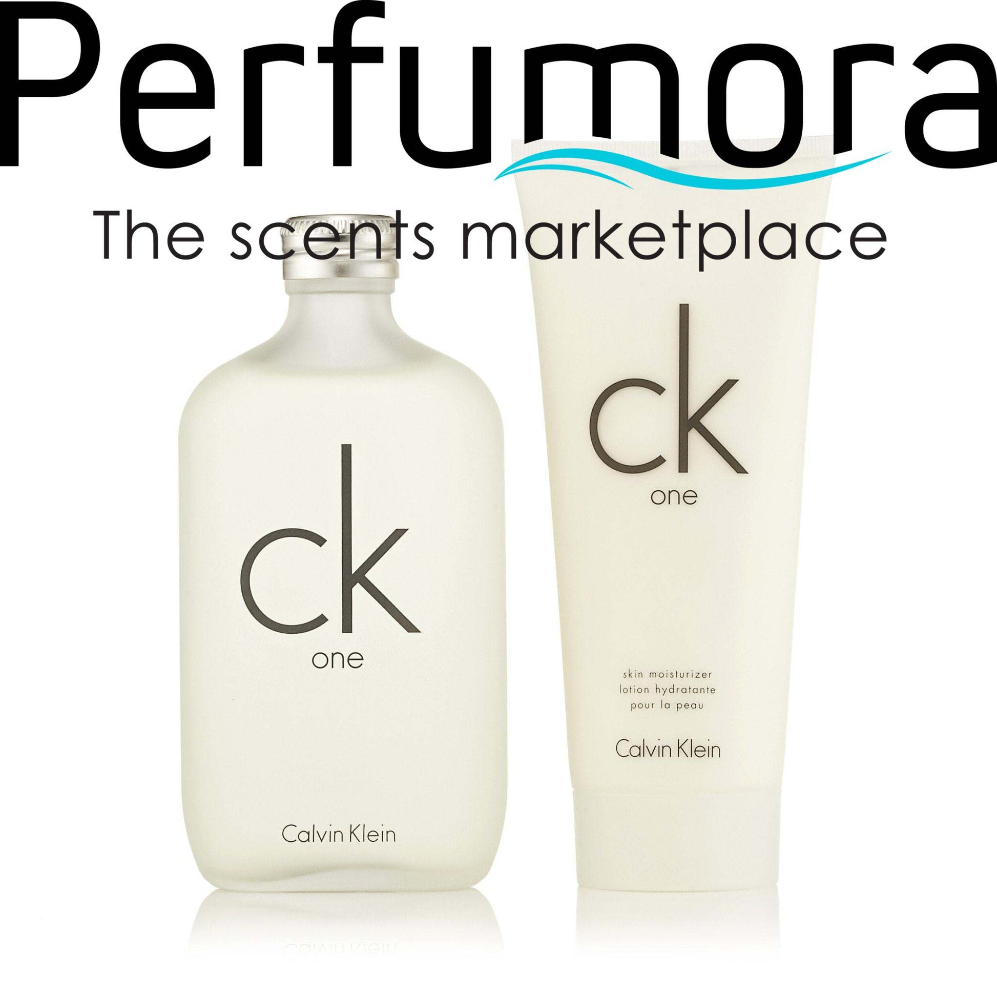 CK One Gift Set EDT and Skin Moisturizer for Women and Men by Calvin Klein 6.7 oz.