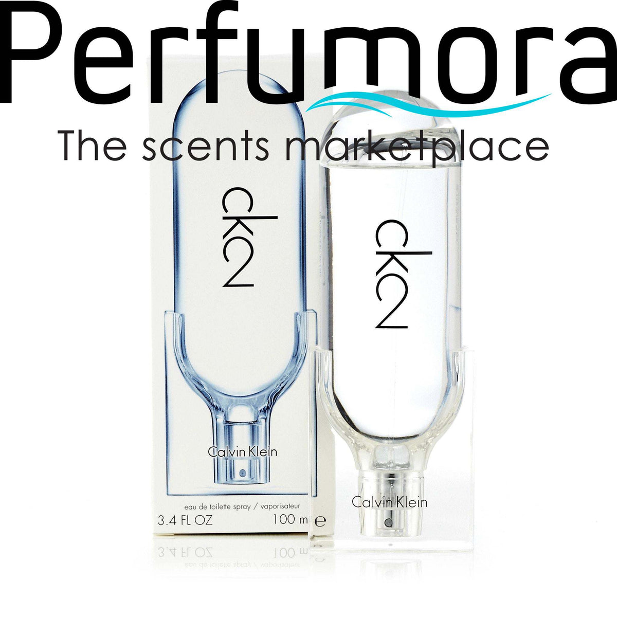 CK2 Eau de Toilette Spray for Women and Men by Calvin Klein 3.4 oz.