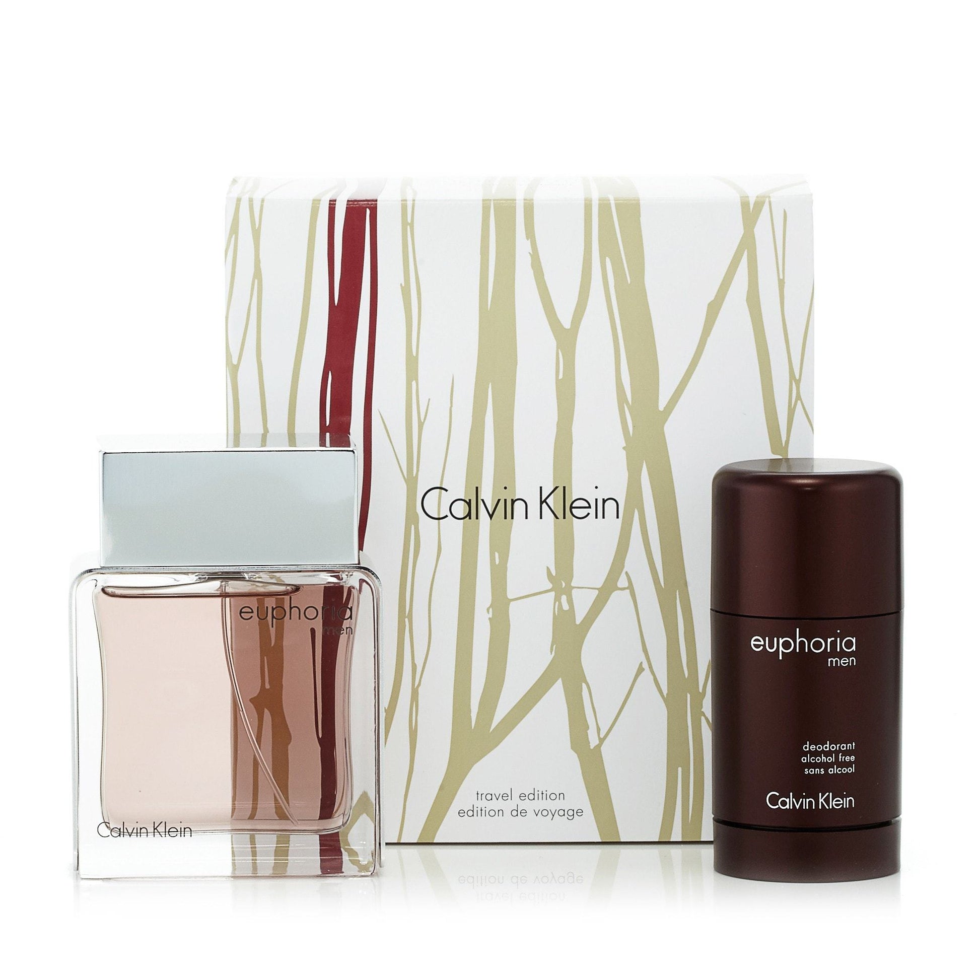 Euphoria Gift Set Eau de Toilette and Deodorant for Men by Calvin Klein 3.4 oz.