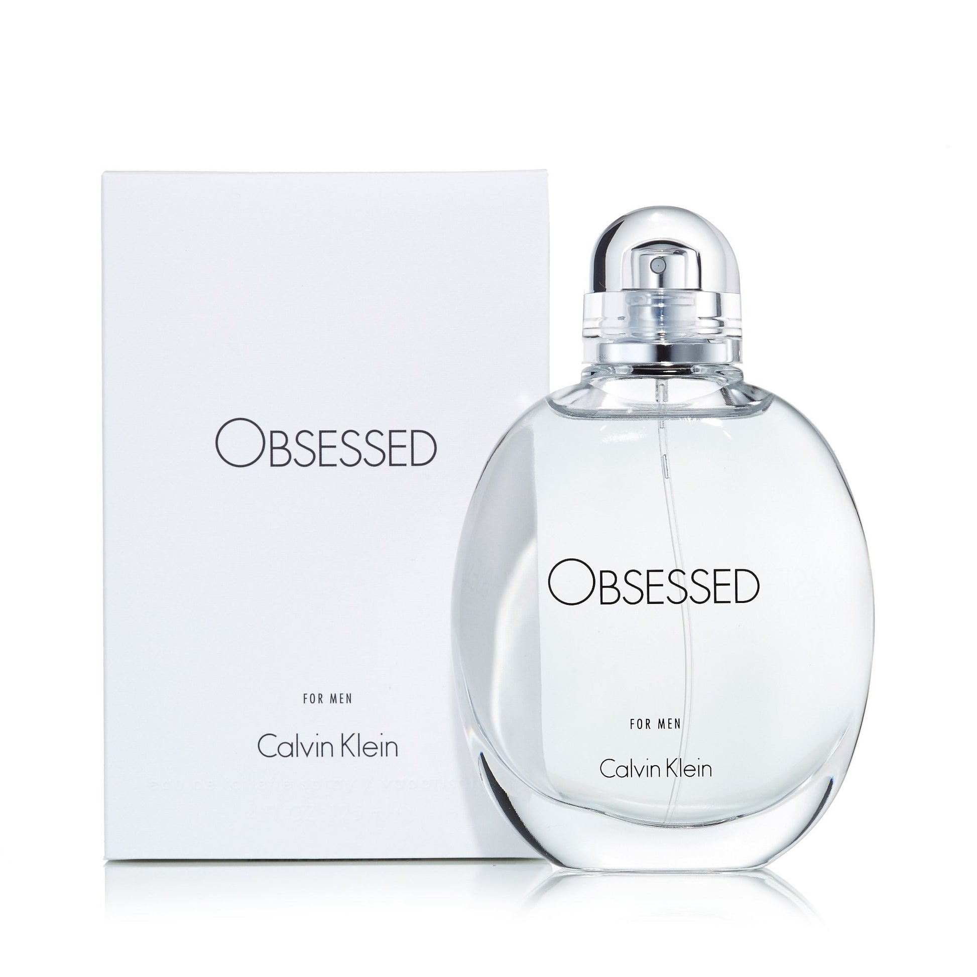 Obsessed Eau de Toilette Spray for Men by Calvin Klein 3.4 oz.