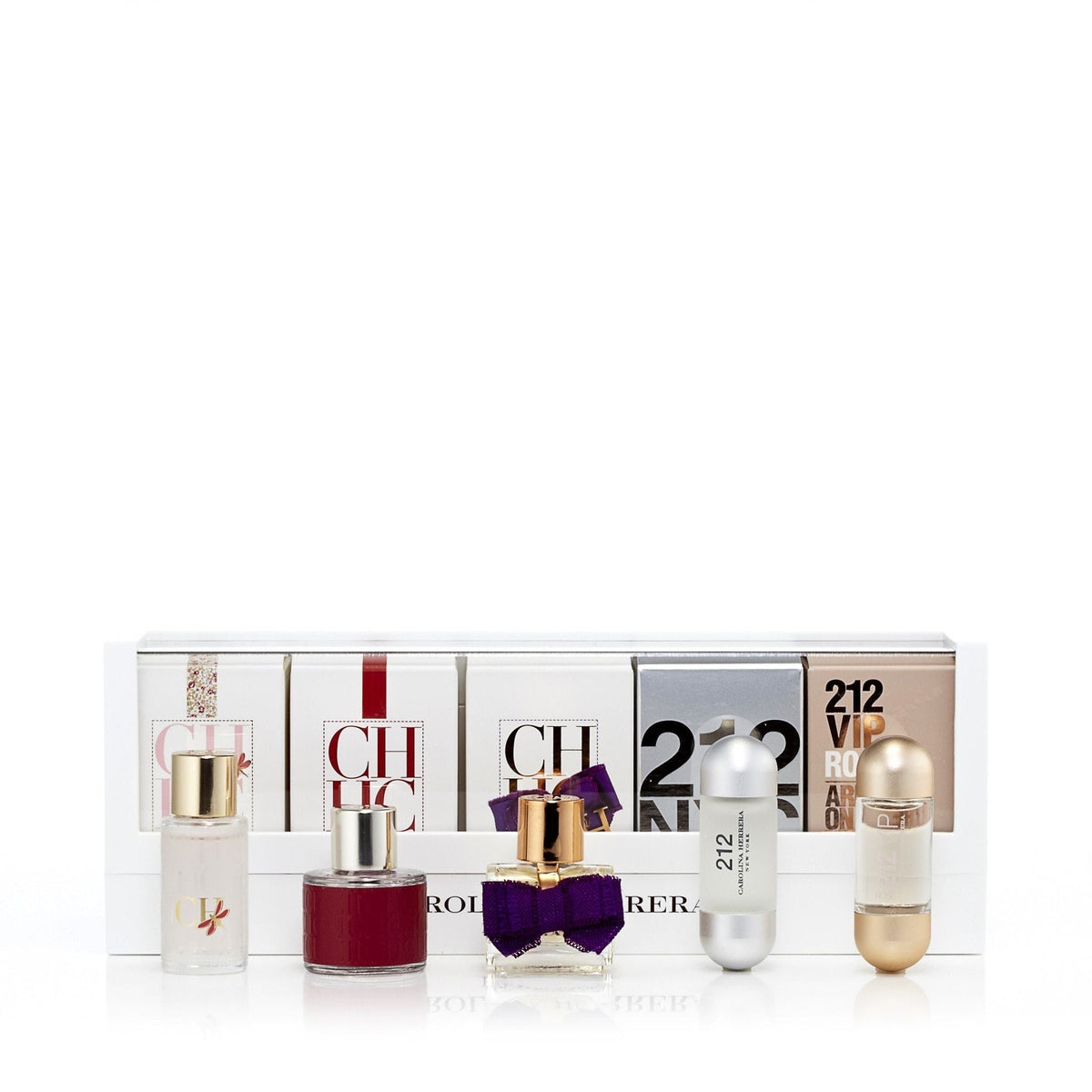 Herrera 5Pcs Miniature Set for Women by Carolina Herrera 0.3 oz. Each