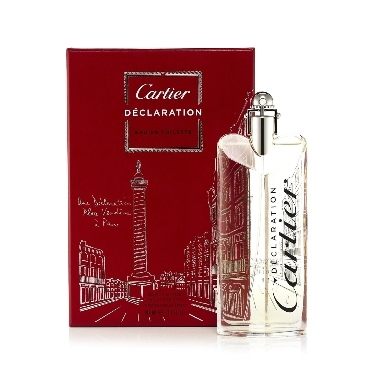 Declaration Limited Edition Eau de Toilette Spray for Men by Cartier 3.3 oz.