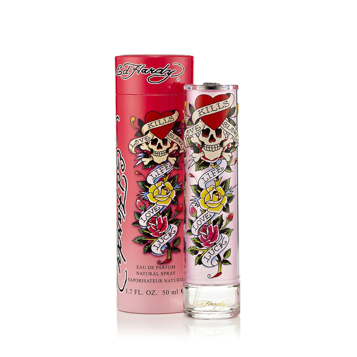 Ed Hardy Eau de Parfum Spray for Women by Christian Audigier 1.7 oz.