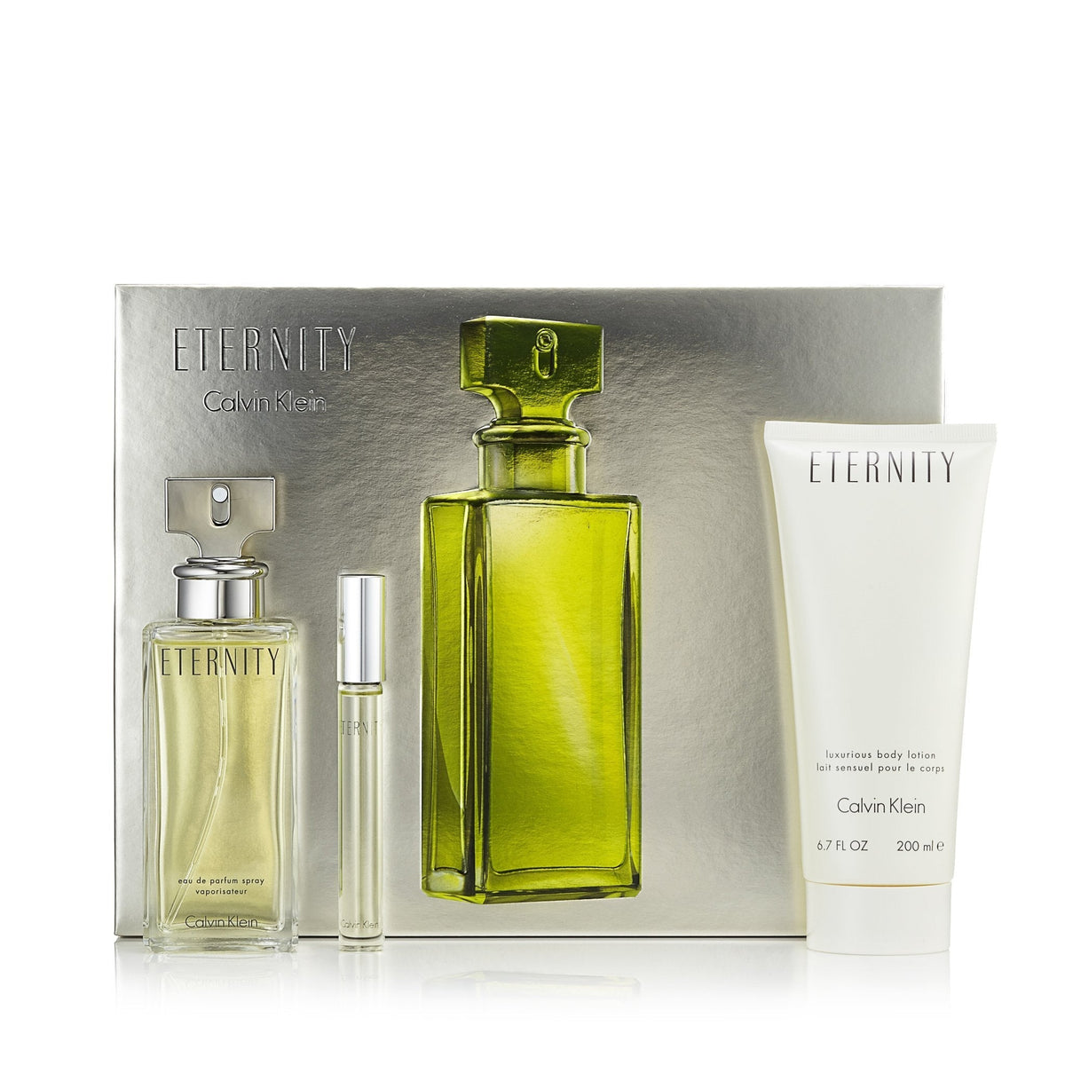 CK Eternity Gift Set for Women by Calvin Klein 3.4 oz.