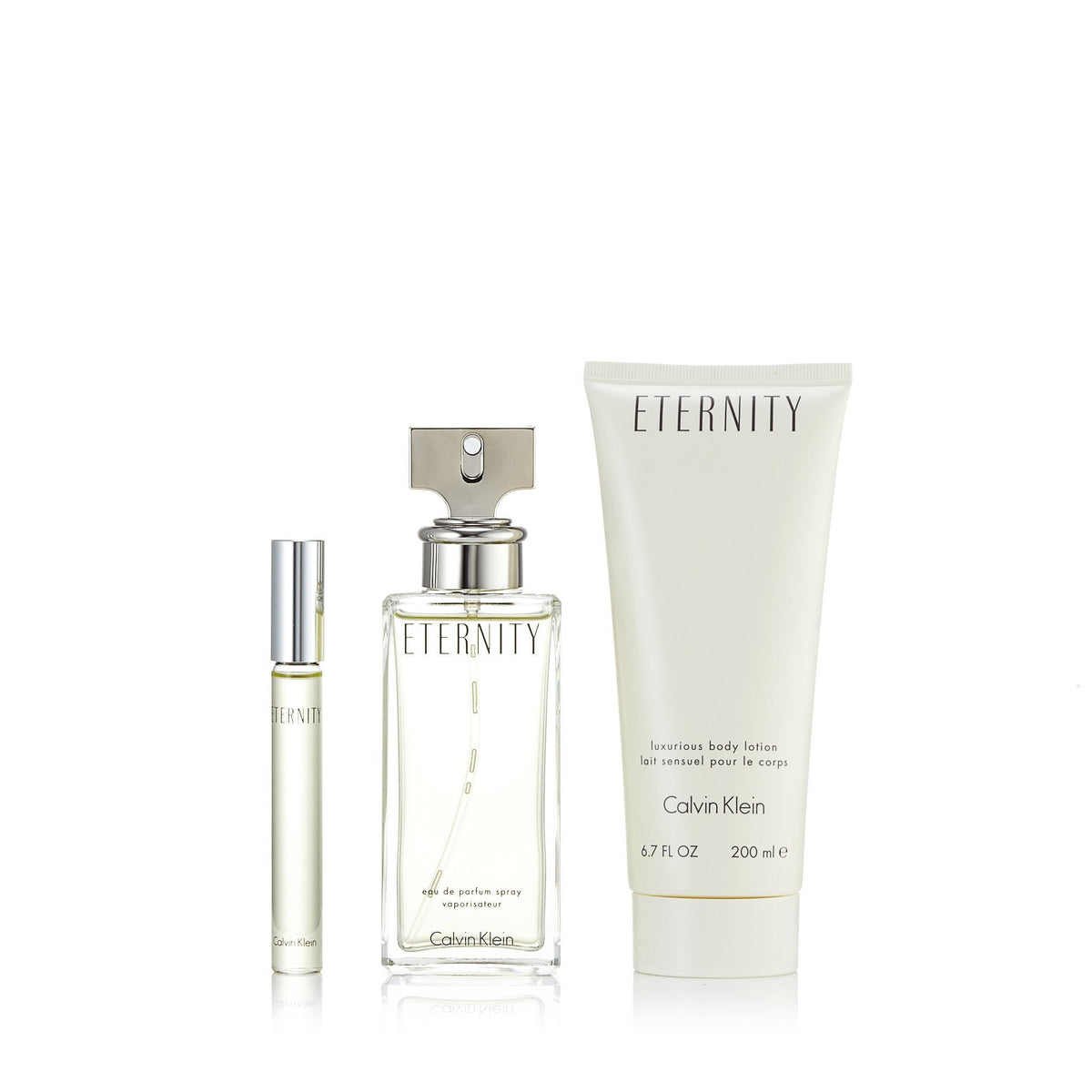 CK Eternity Gift Set for Women by Calvin Klein 3.4 oz.