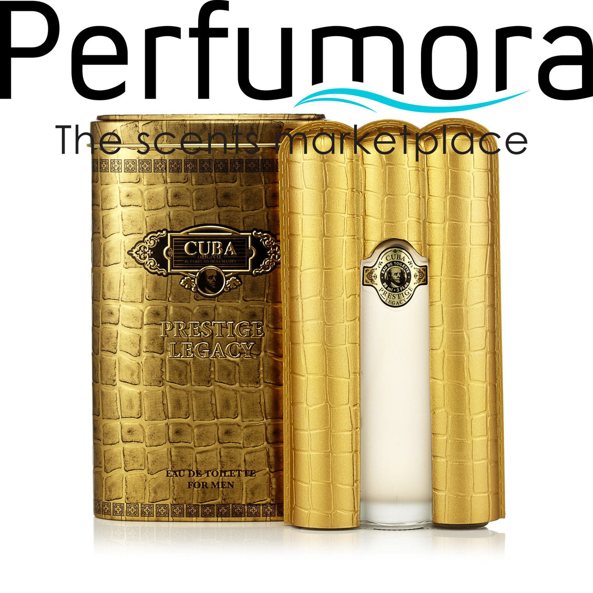 Prestige Legacy Eau de Toilette Spray for Men by Cuba 3.3 oz.