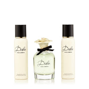 Dolce Gift Set Eau de Parfum, Body Lotion and Shower Gel for Women by D&G 2.5 oz.