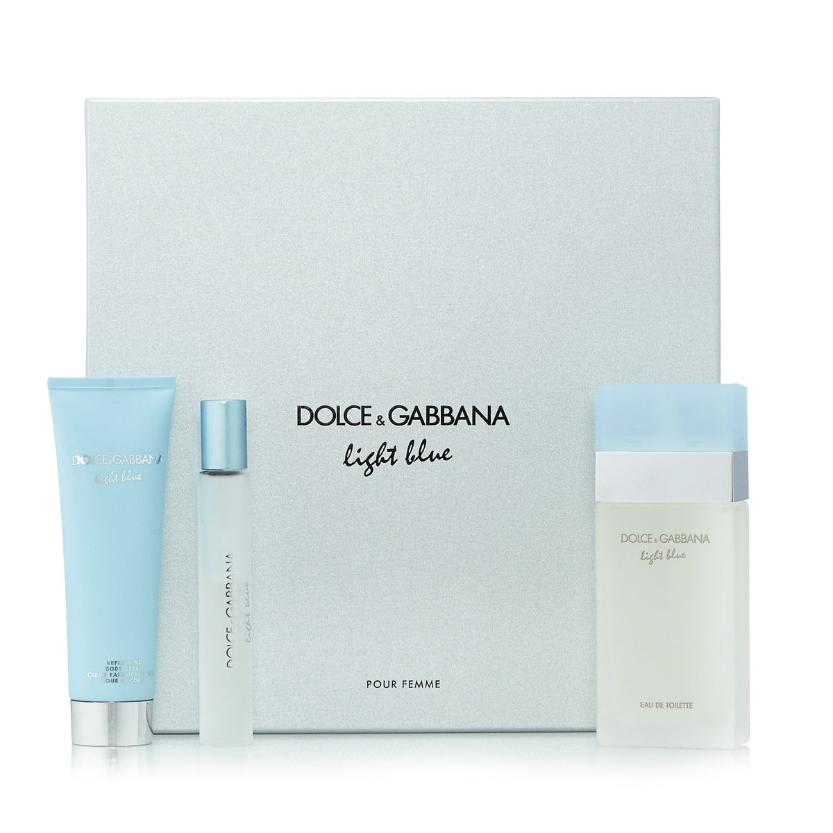 Light Blue Set for Women by D&G 1.6 oz.