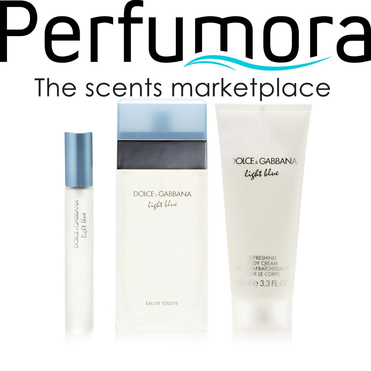 D&G Light Blue Gift Set Womens 3.4 oz. 