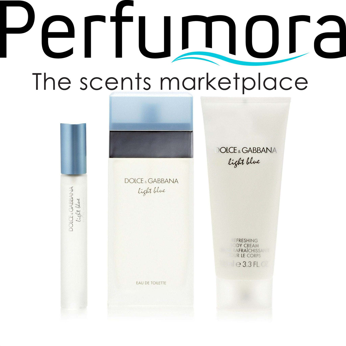 D&G Light Blue Gift Set Womens 3.4 oz. 