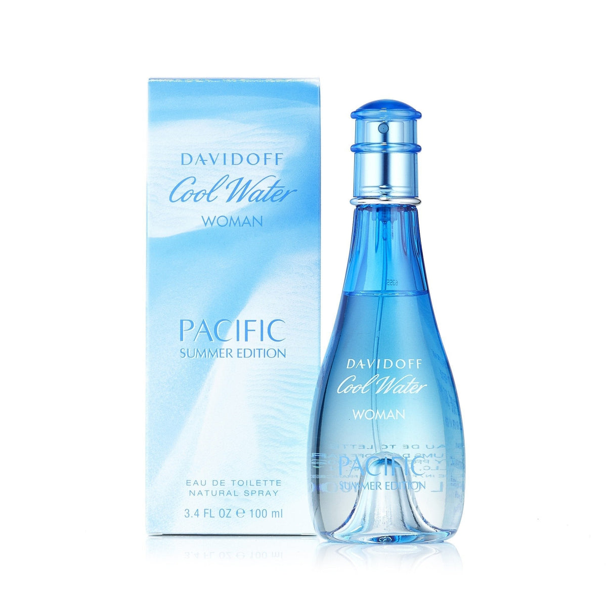 Cool Water Pacific Summer Edition 2017 Eau de Toilette Spray for Women by Davidoff 3.4 oz.