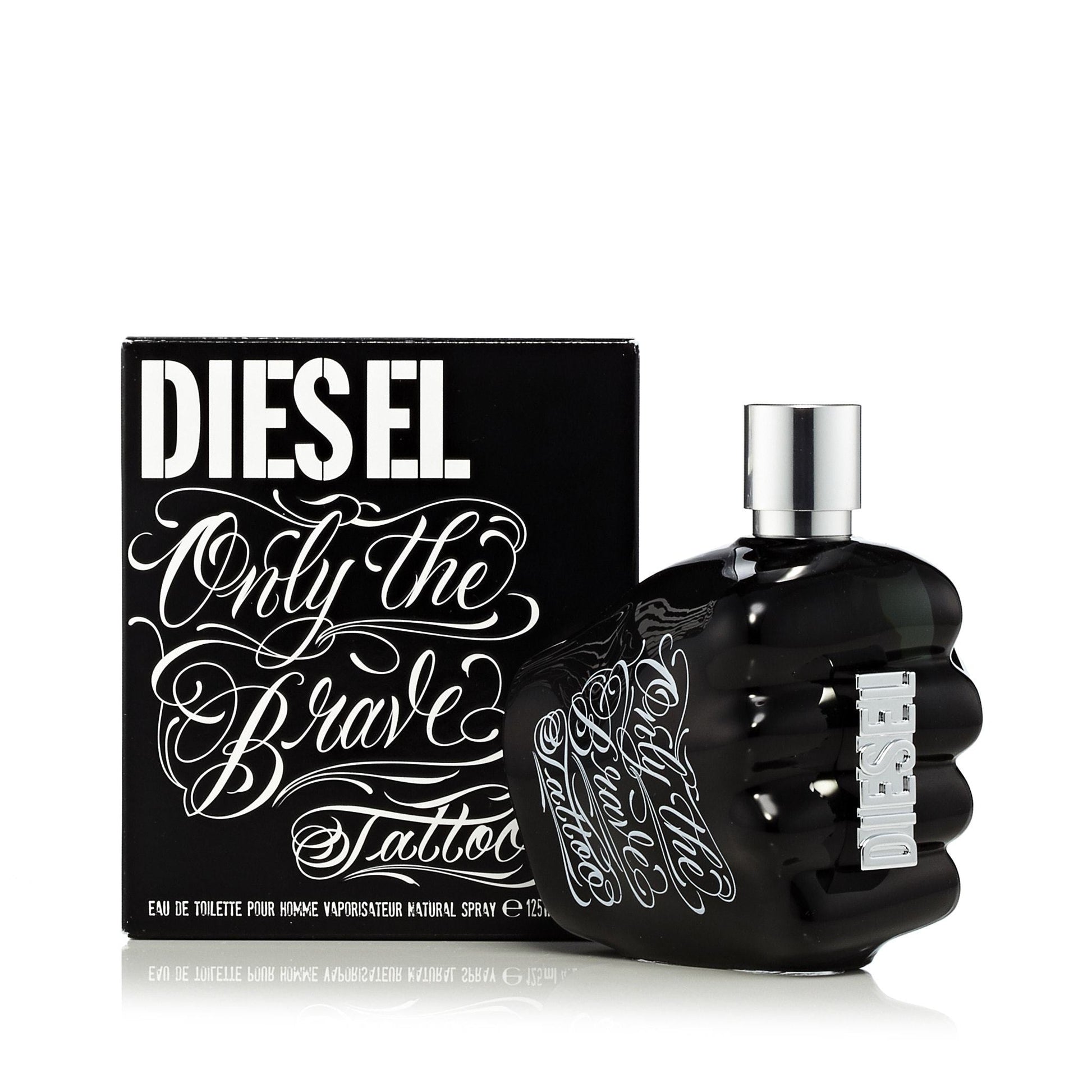 Only The Brave Tattoo Eau de Toilette Spray for Men by Diesel 4.2 oz.
