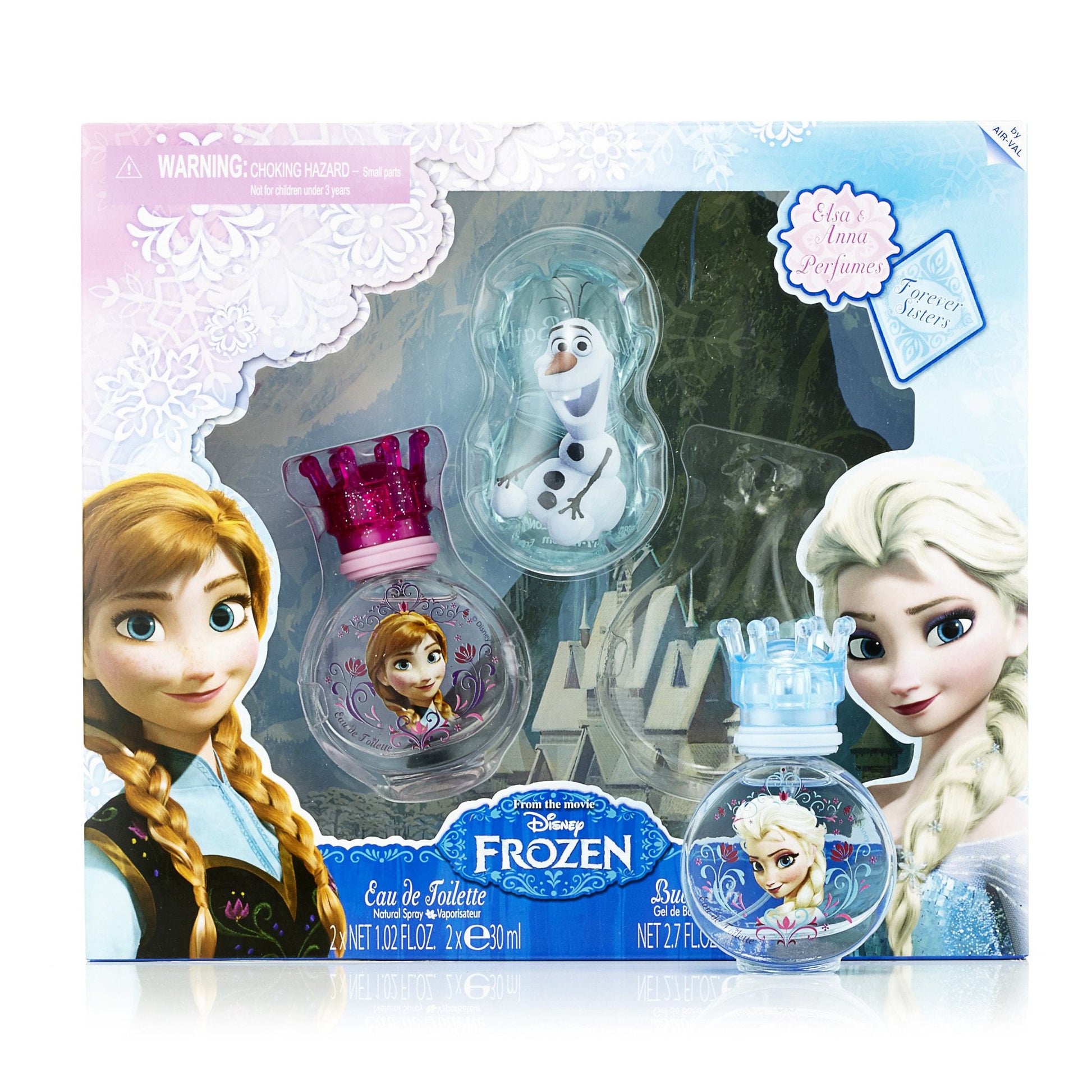 Frozen Eau de Toilette Gift Set for Girls by Disney 1.04 oz. X 2