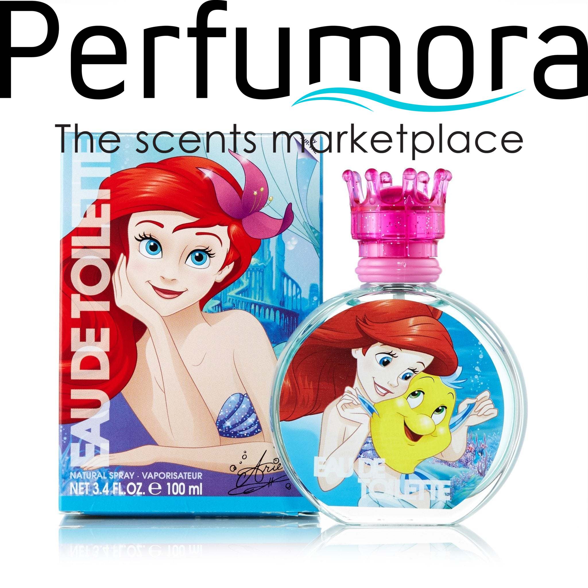 Little Mermaid Eau de Toilette Spray for Girls by Disney 3.4 oz.