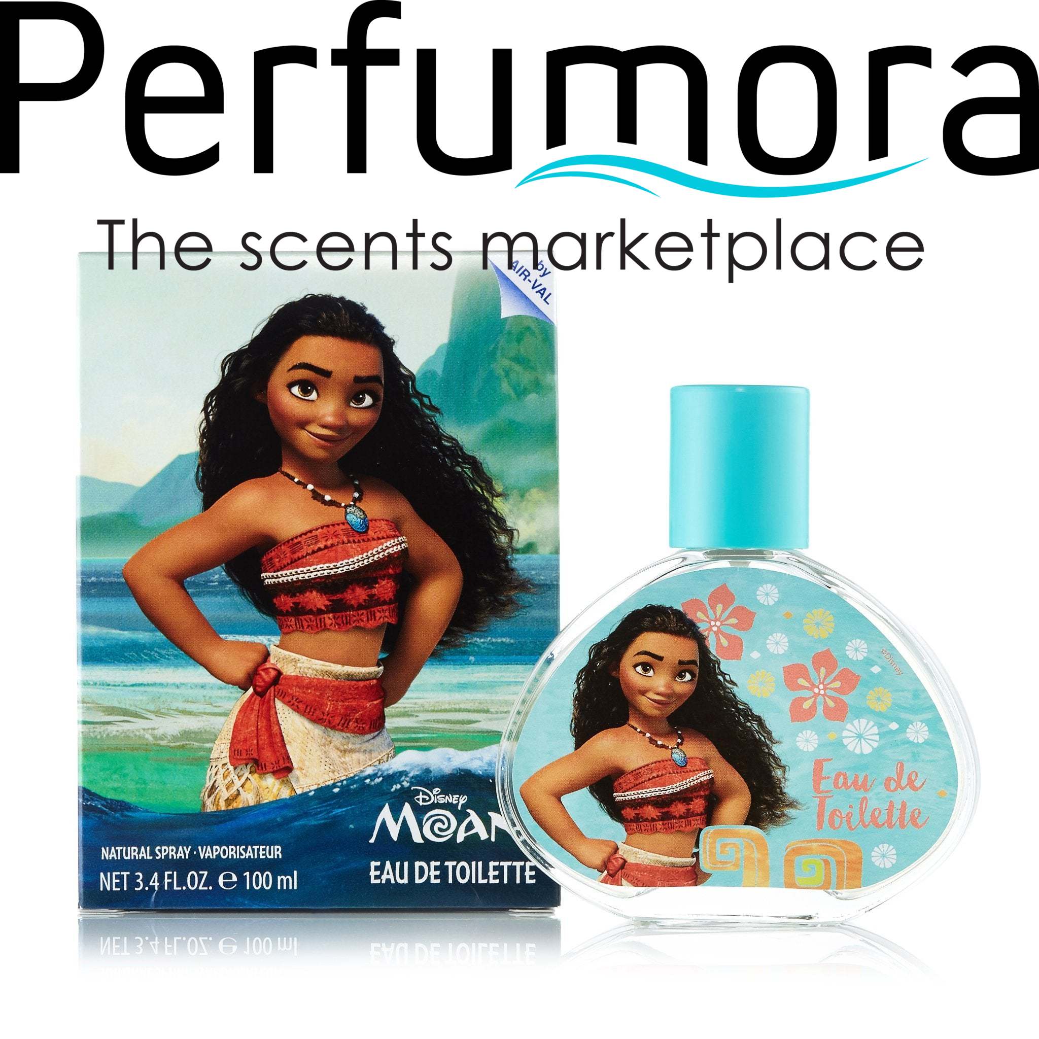 Moana Eau de Toilette Spray for Girls by Disney 3.4 oz.