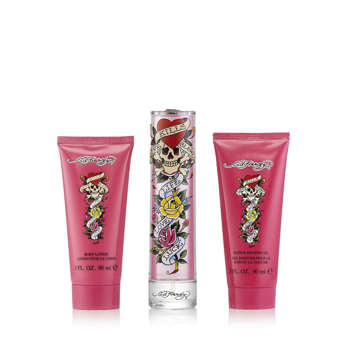 Ed Hardy Gift Set for Women by Christian Audigier 1.7 oz.