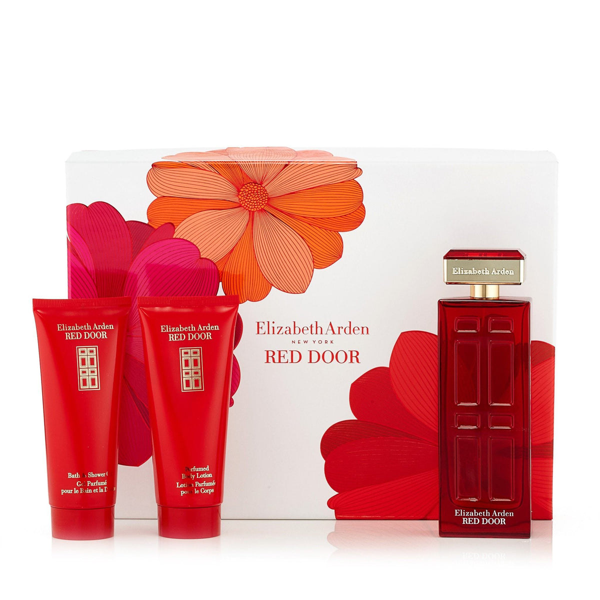 Red Door Gift Set EDT, Body Lotion and Shower Gel for Women by Elizabeth Arden 3.3 oz.