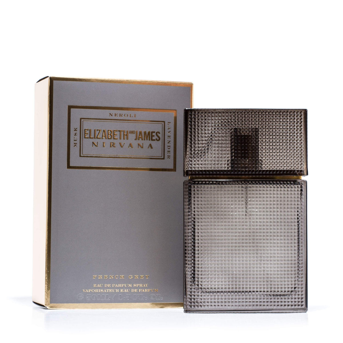 Nirvana French Grey Eau de Parfum Spray for Women by Elizabeth and James 1.7 oz.