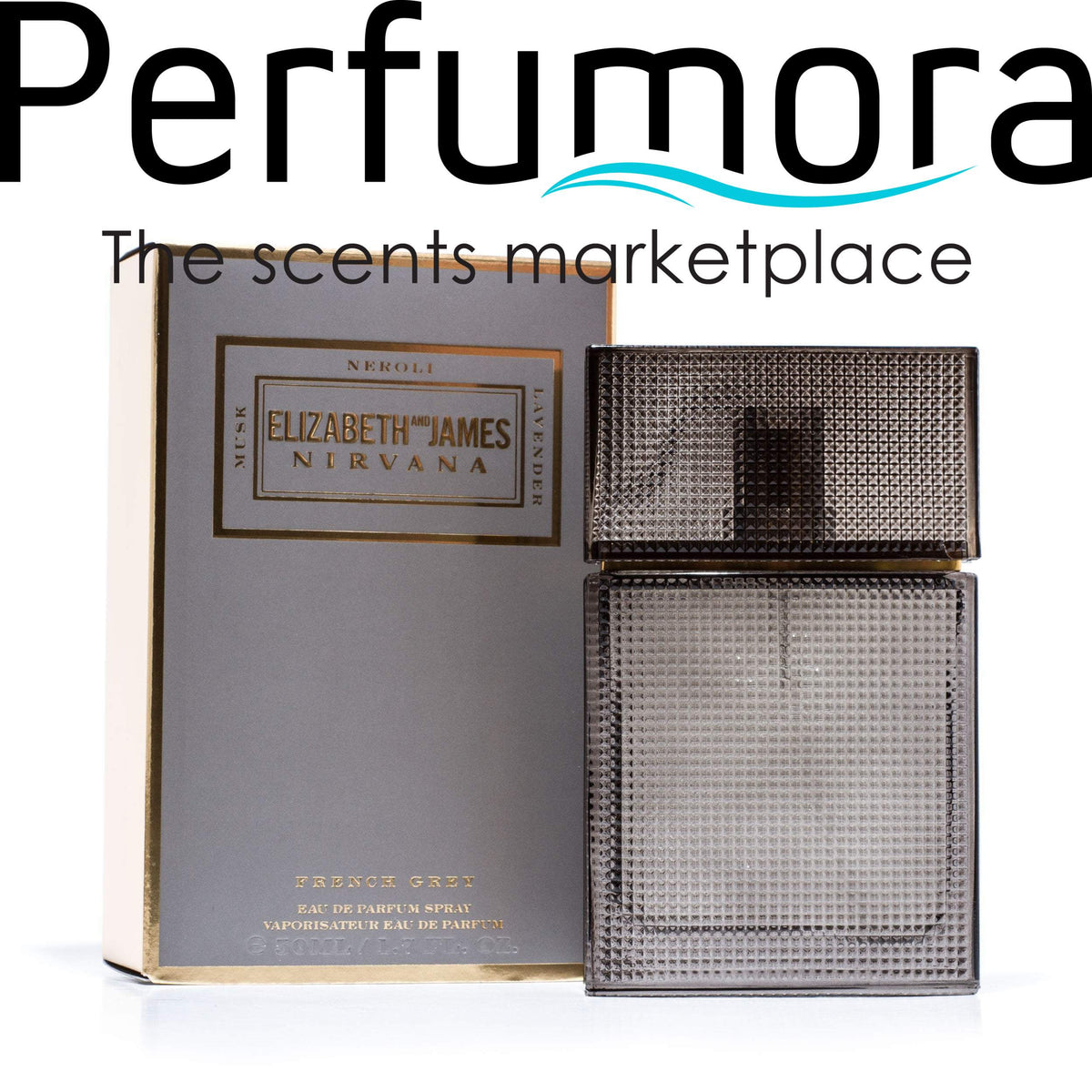 Nirvana French Grey Eau de Parfum Spray for Women by Elizabeth and James 1.7 oz.